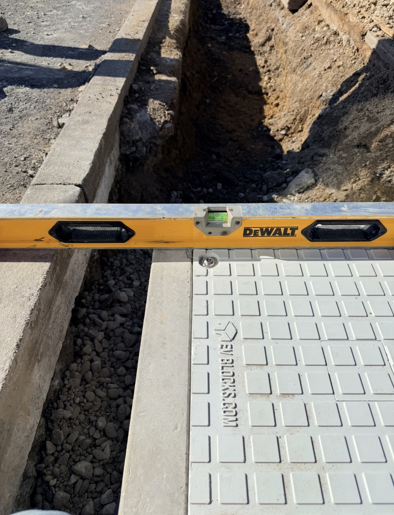 Drainage access cover level check