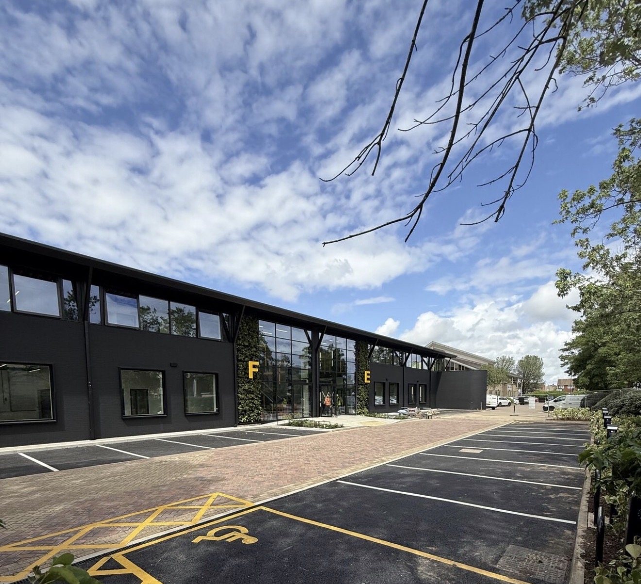 Completed car park and external surfacing at Heathrow West
